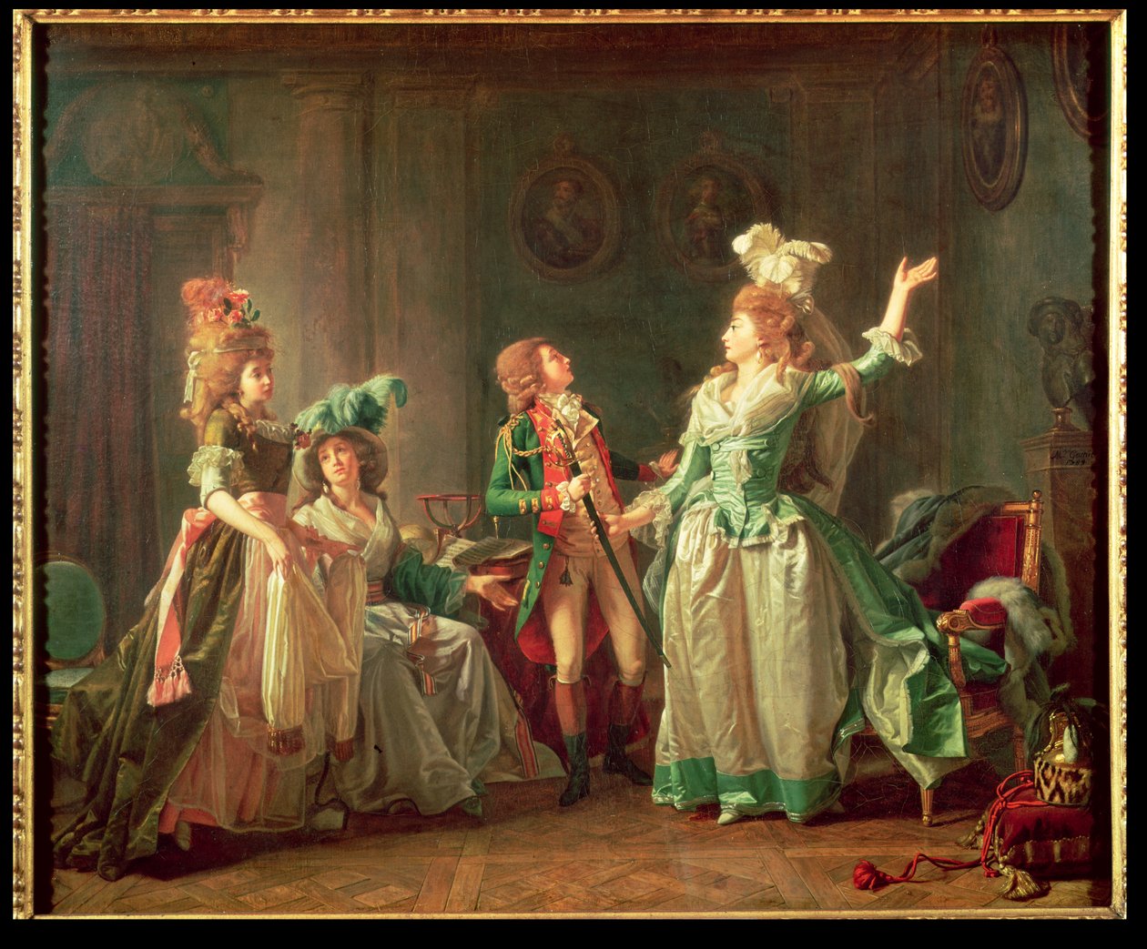 A dragonyos gárda távozása, 1774-1819 alkotó: Michel Garnier