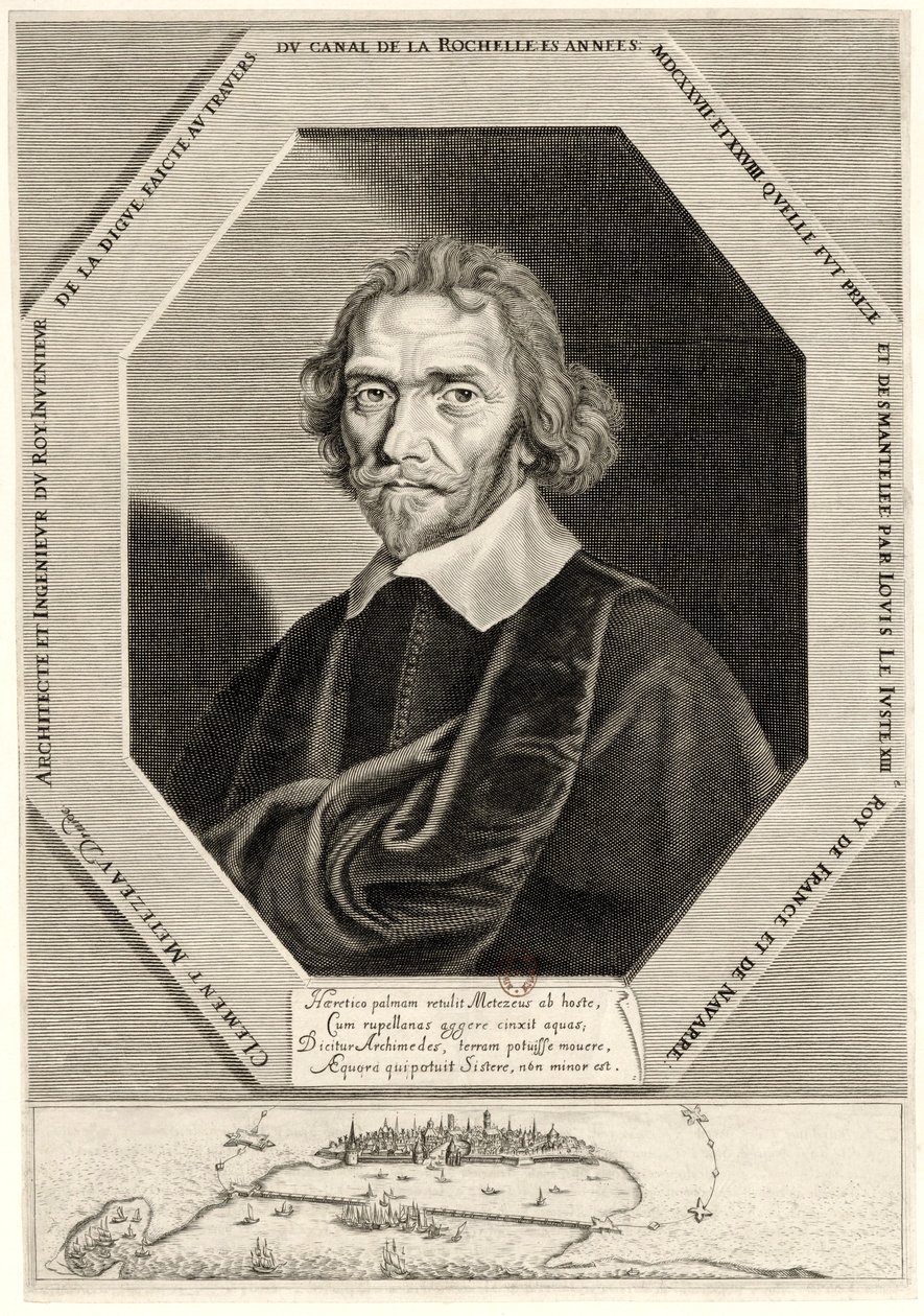 Clément Métezeau (1581 - 1652), francia építész alkotó: Michel Lasne