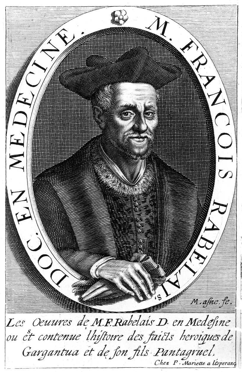 François Rabelais alkotó: Michel Lasne