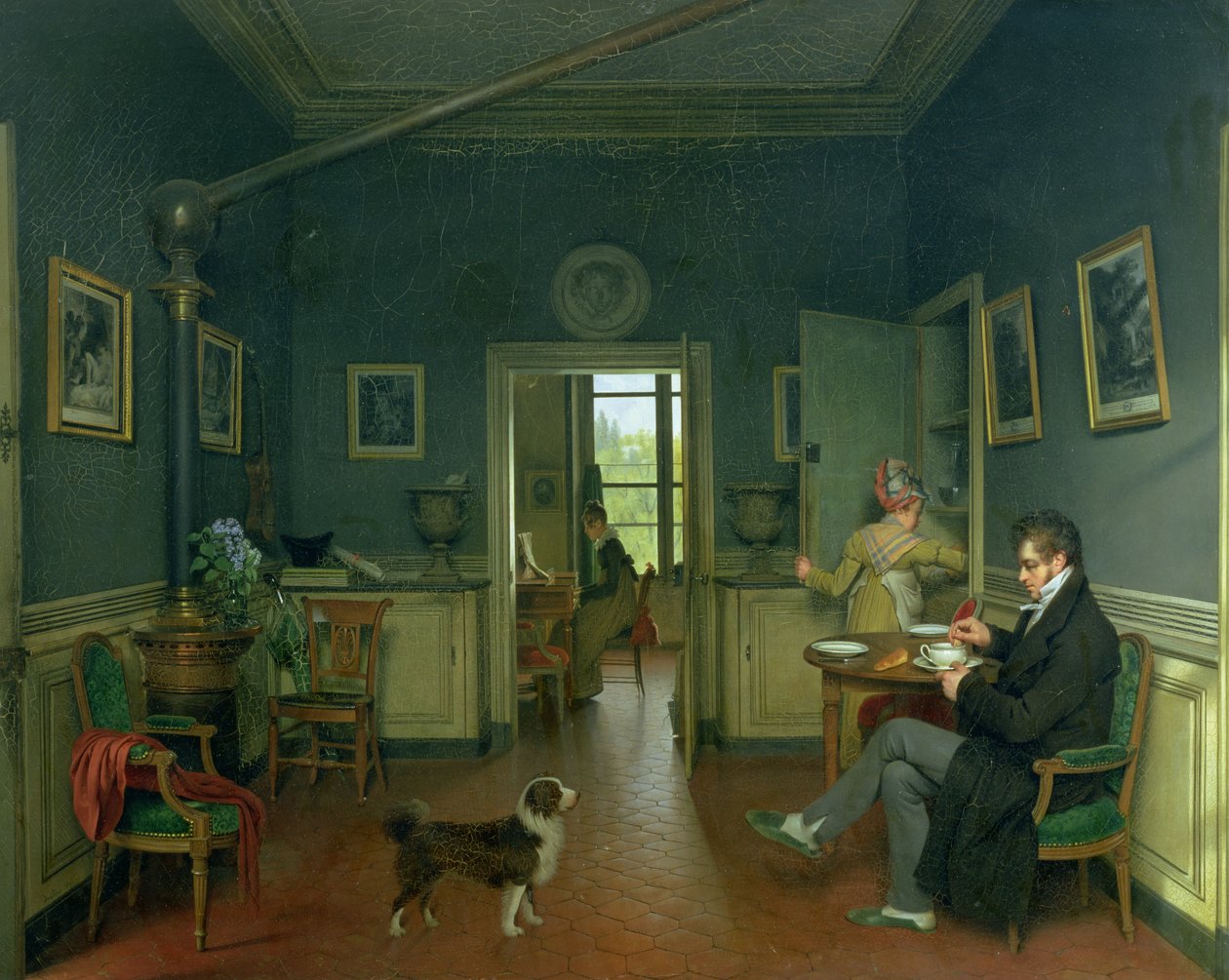 Ebédlőbelső, 1816 (részletesen lásd 113187) alkotó: Michel Martin Drolling