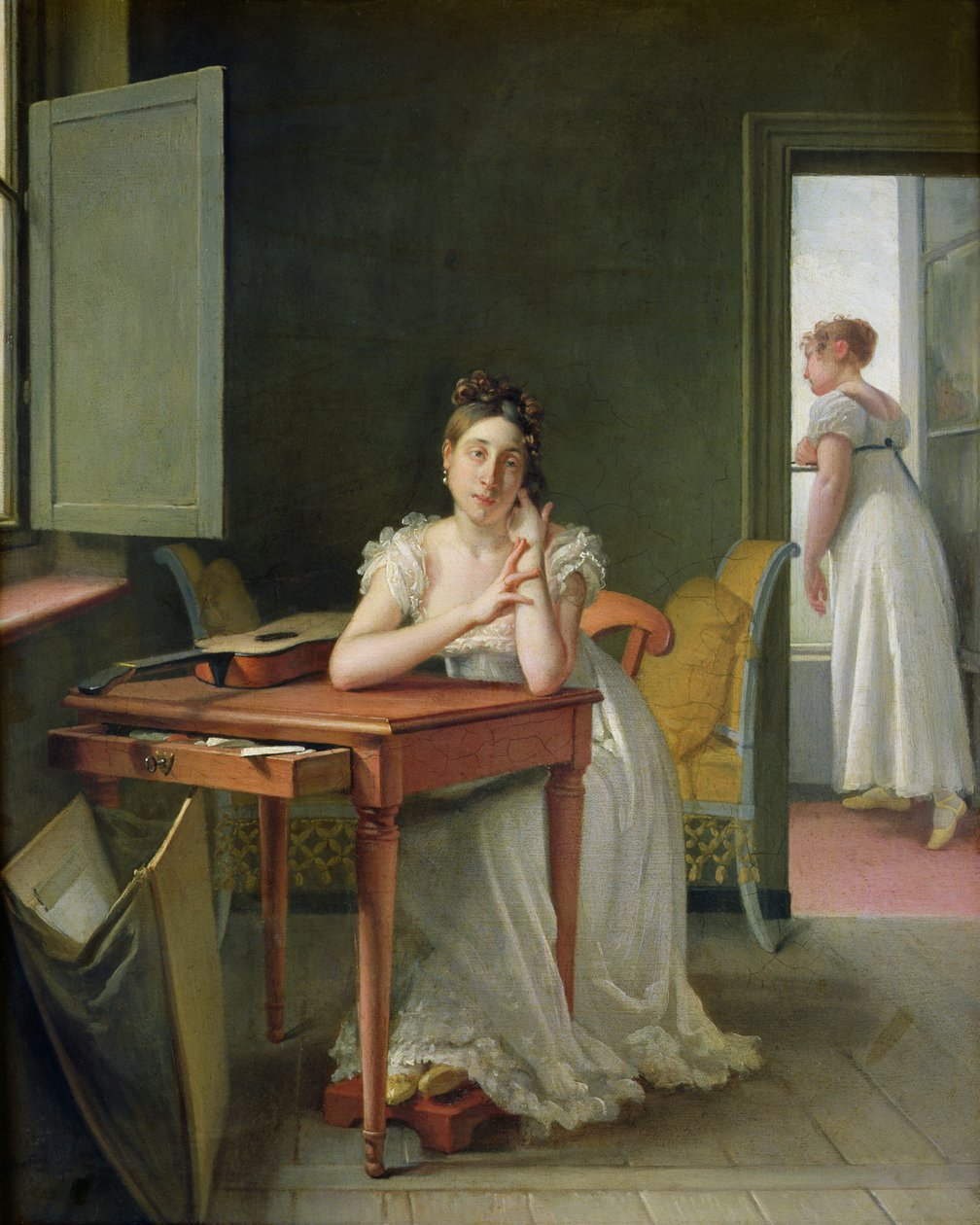 Marceline Desbordes-Valmore (1786-1859) portréja alkotó: Michel Martin Drolling