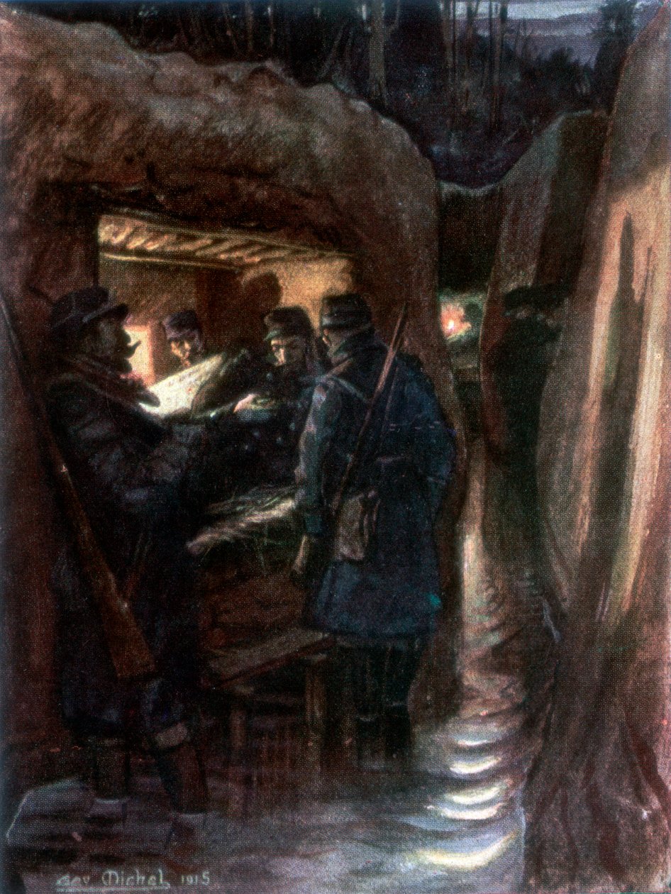 „A parancsnok, Cagna, Franciaország”, 1915, 1926. alkotó: Michel