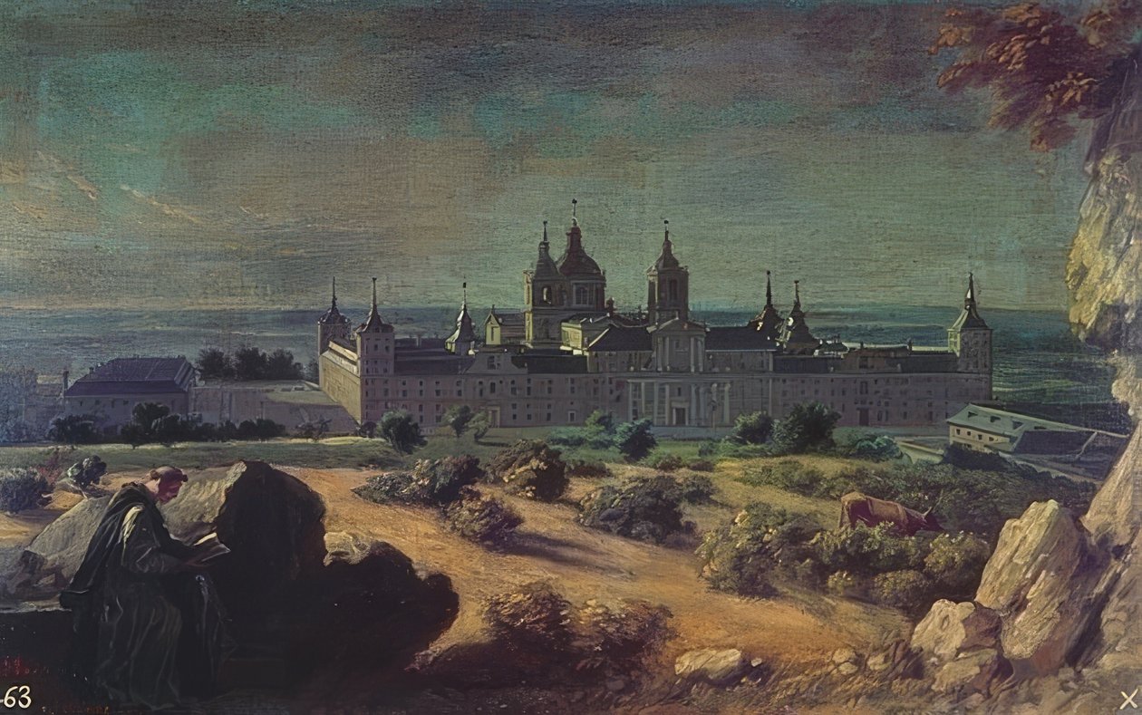 San Lorenzo királyi kolostor, El Escorial. 1722 körül alkotó: Michel Ange Houasse