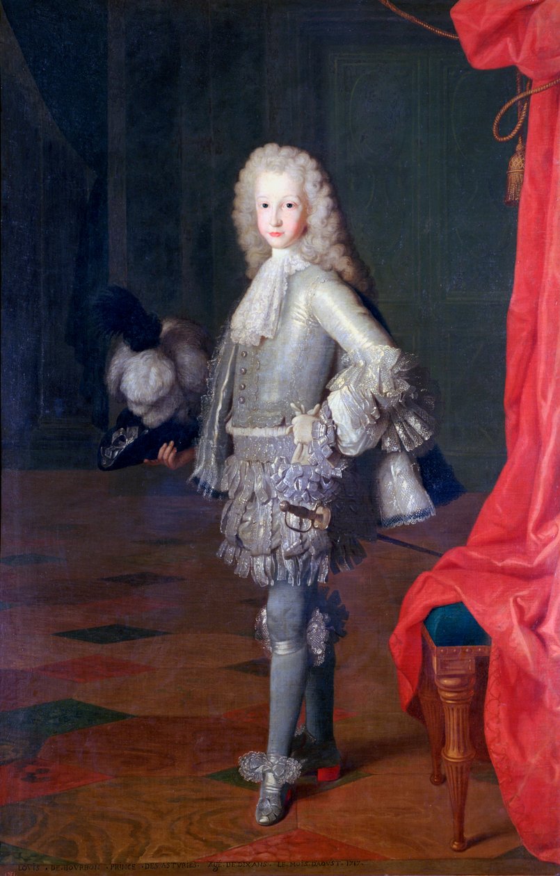 I. Lajos, Asztúria hercege, Spanyolország királya, 1717 alkotó: Michel Ange Houasse