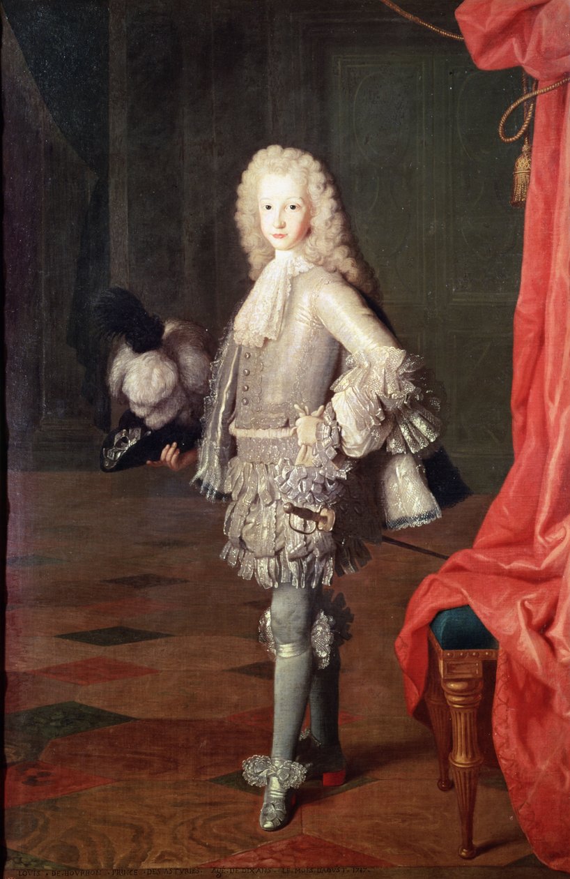 I. Lajos spanyol portréja alkotó: Michel Ange Houasse