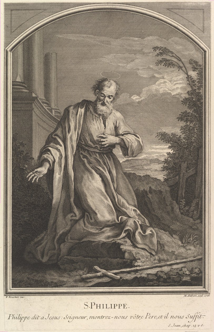 Szent Fülöp, 1726. alkotó: Michel Aubert