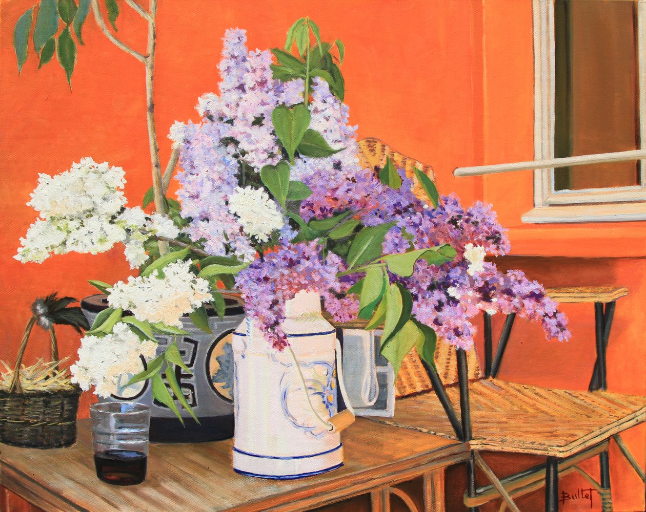 Les Lilas, 2013 (olaj, vászon) alkotó: Michel Bultet