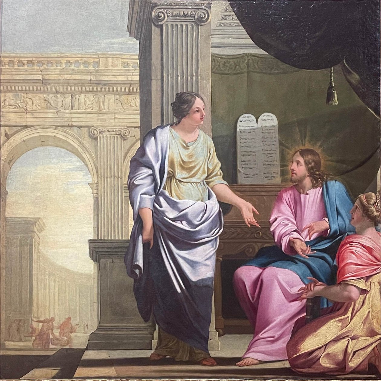 Franciául:  Le Christ chez Marthe et Marie alkotó: Michel Corneille the Elder
