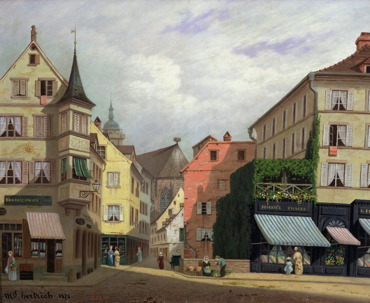 Maison Mathieu, Grand-Rue, Colmar, 1876 alkotó: Michel Hertrich