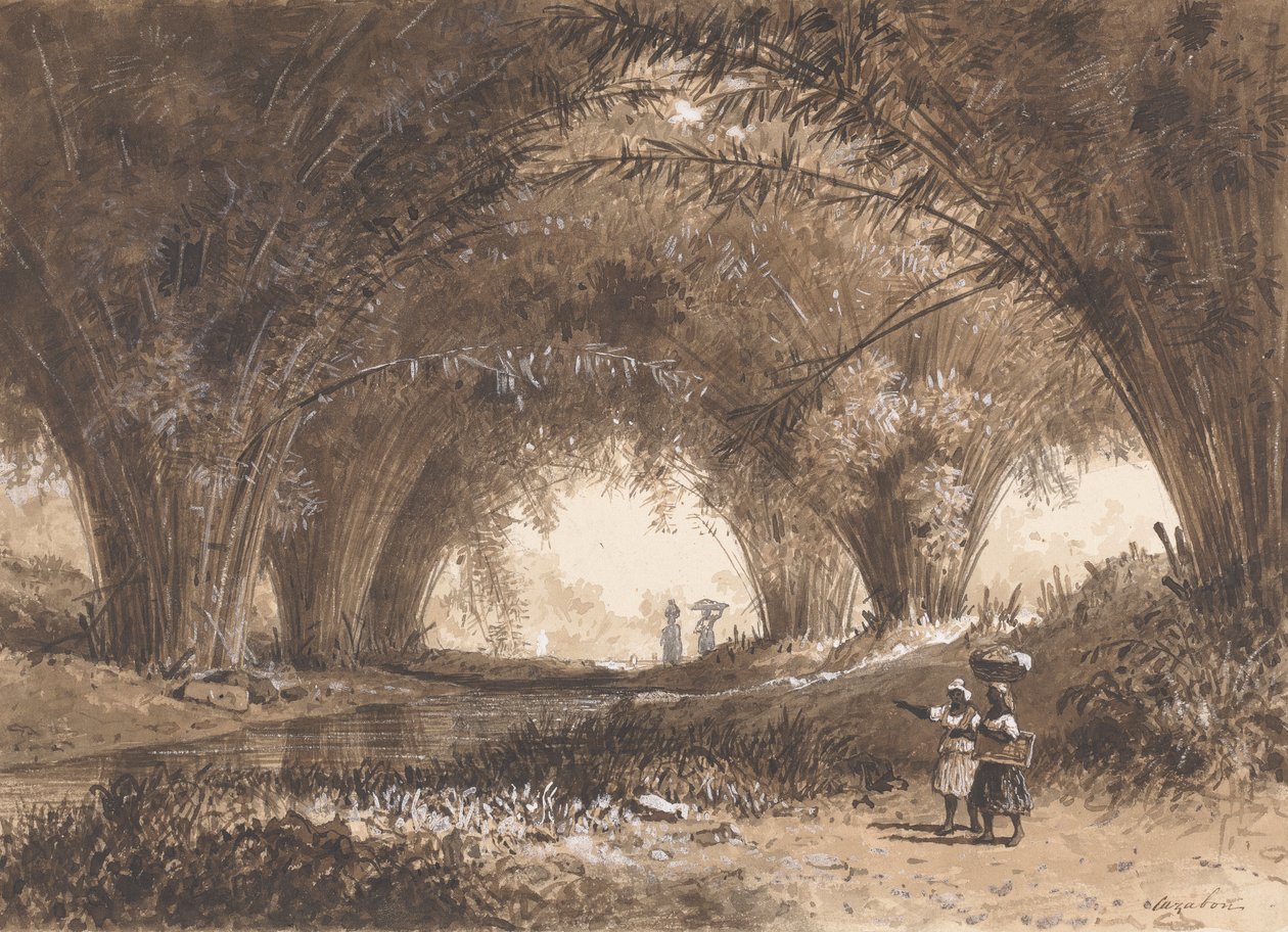 Bamboo Arches, St. Anns alkotó: Michel Jean Cazabon
