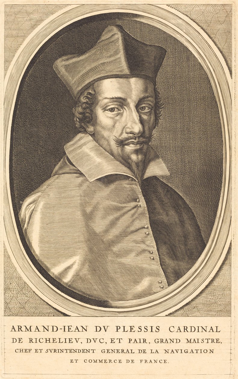 Armand Jean du Plessis, Richelieu bíboros alkotó: Michel Lasne