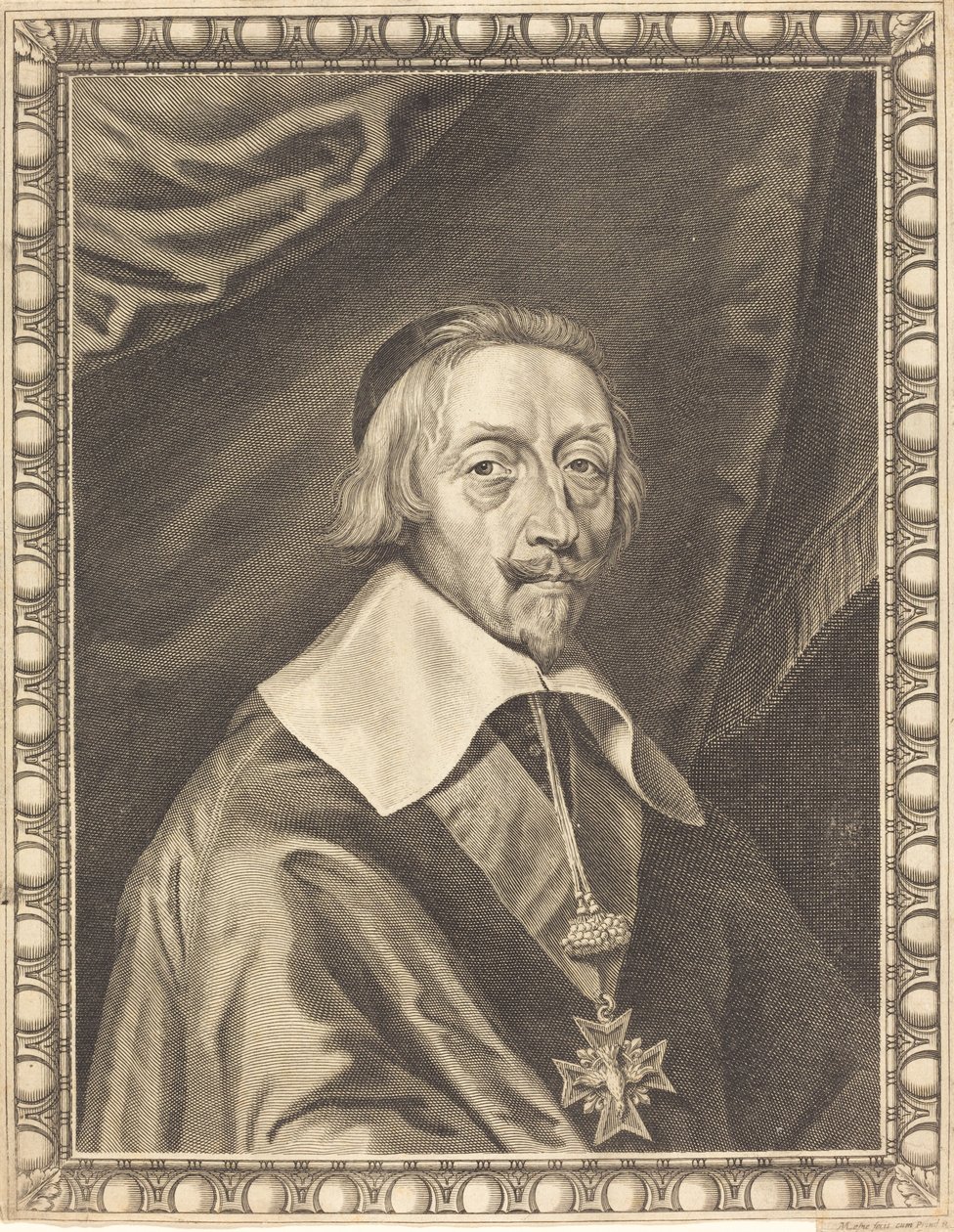 Armand Jean du Plessis, Richelieu bíboros alkotó: Michel Lasne
