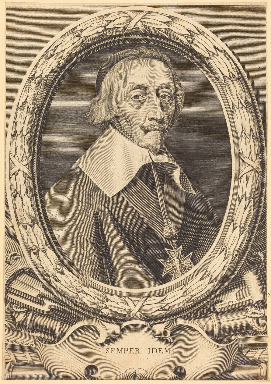 Armand Jean du Plessis, Richelieu bíboros alkotó: Michel Lasne