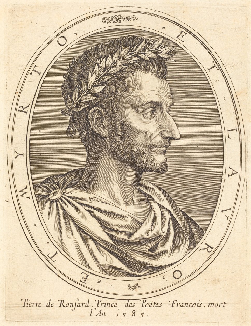 Pierre de Ronsard alkotó: Michel Lasne