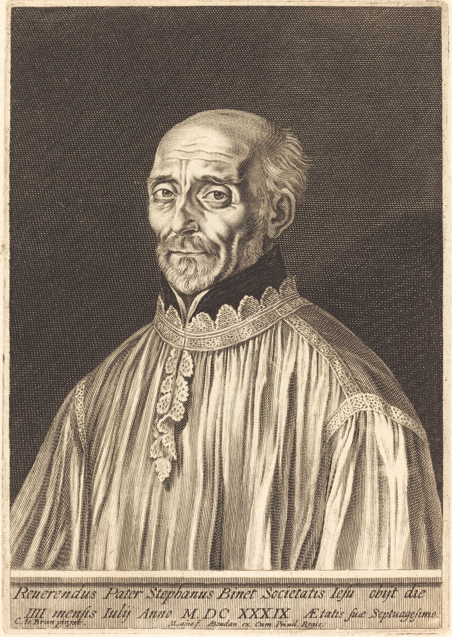Etienne Binet alkotó: Michel Lasne after Charles Le Brun