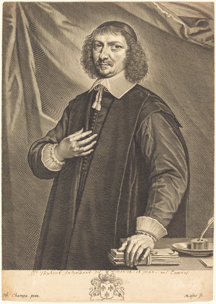 Jacques Thubeuf alkotó: Michel Lasne after Philippe de Champaigne