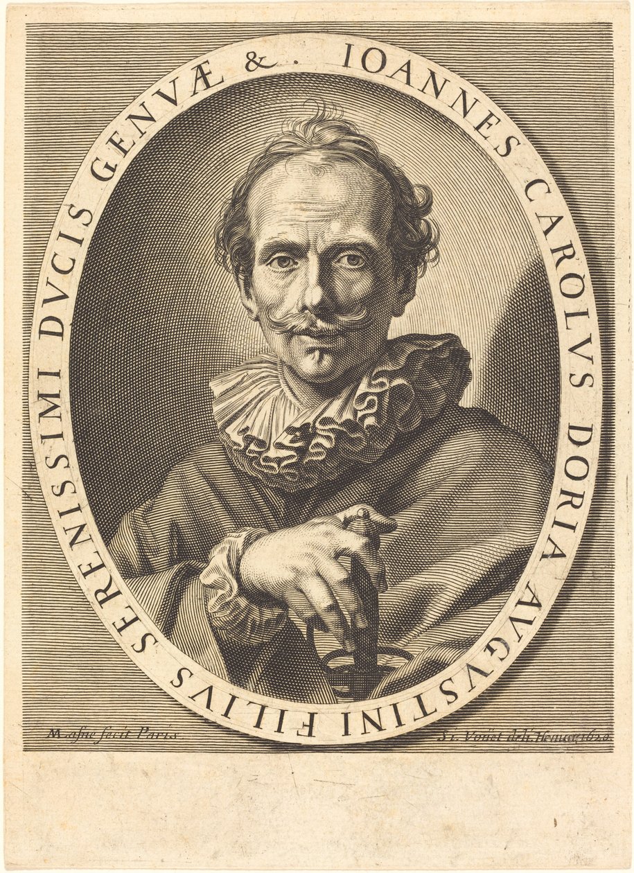 Jean Charles Doria alkotó: Michel Lasne after Simon Vouet