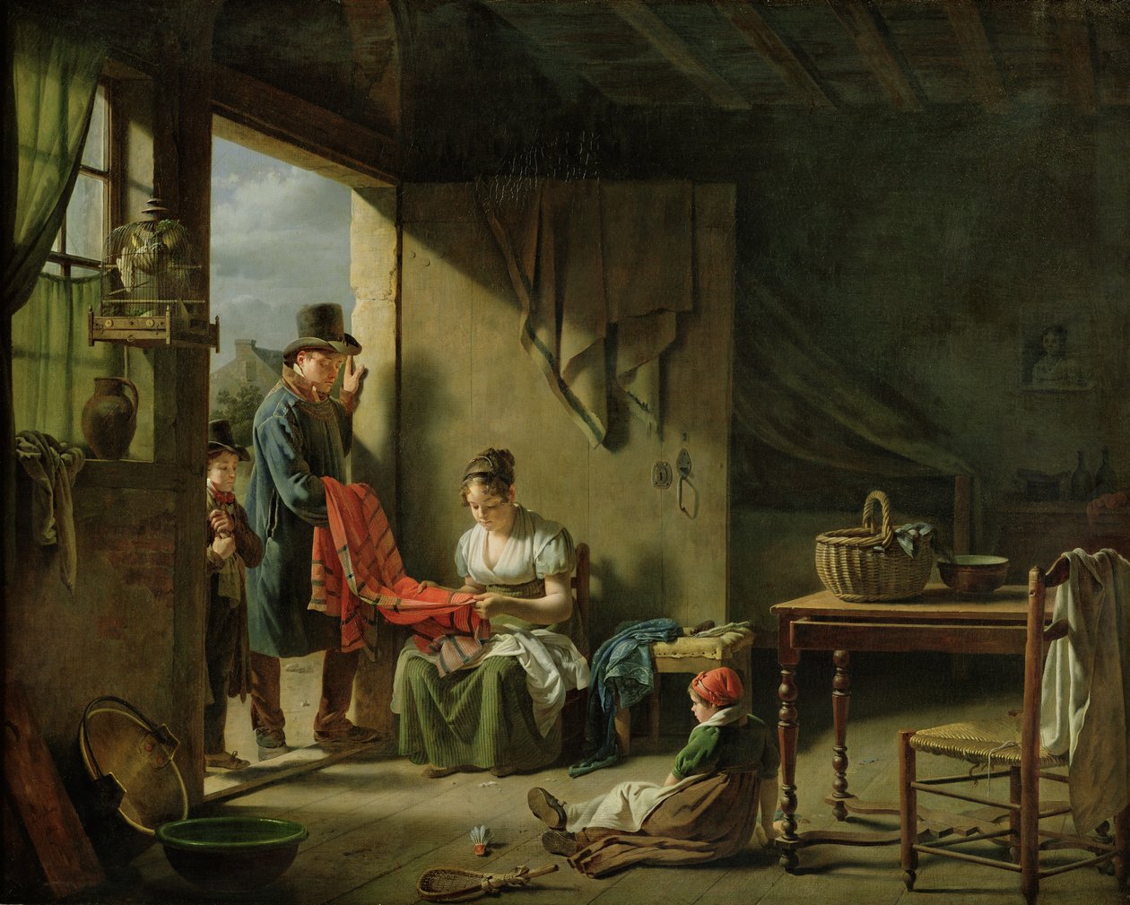 A Pedlar, 1812 alkotó: Michel Martin Drolling