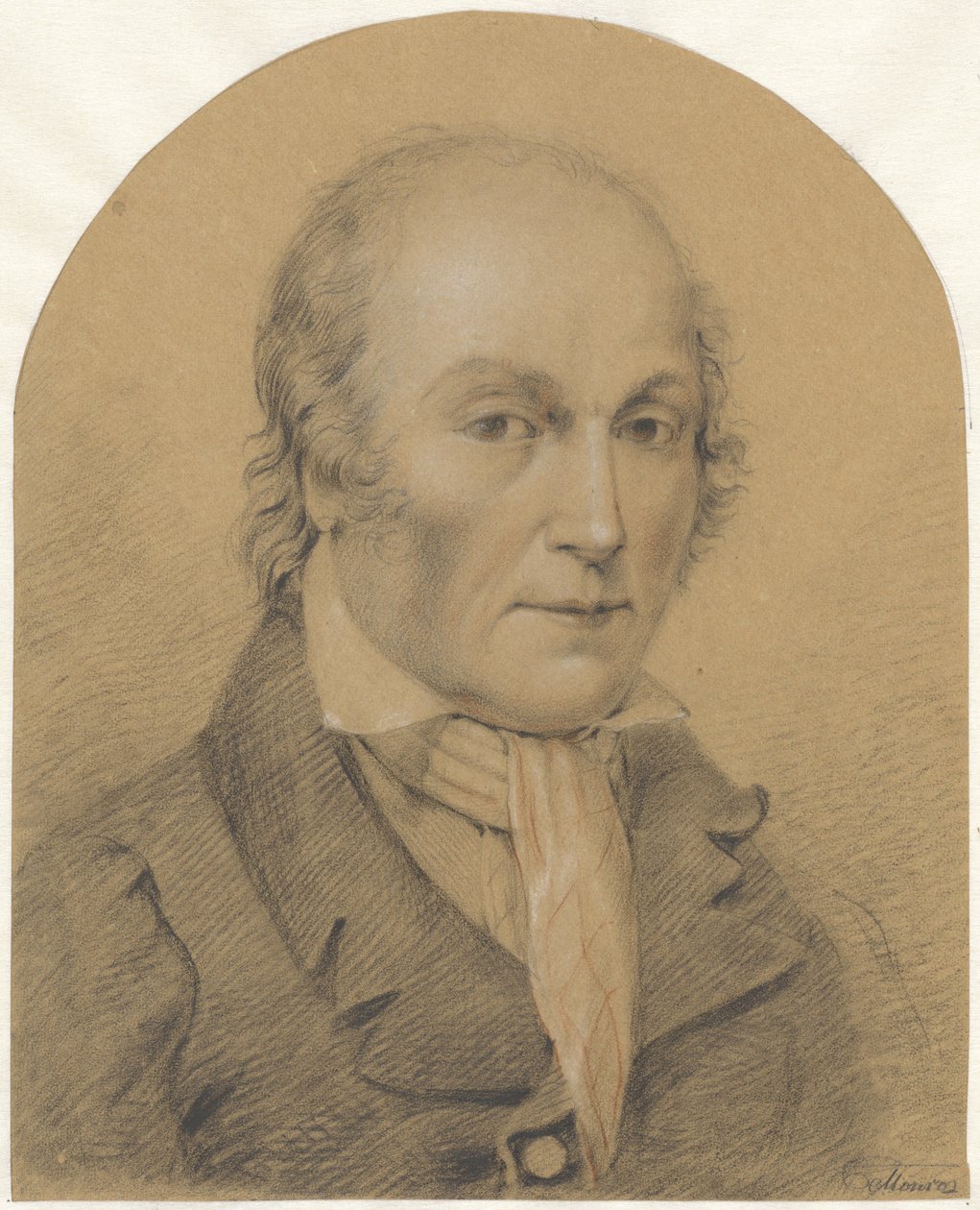 Jean François Michel Mourot önarcképe alkotó: Michel Mourot