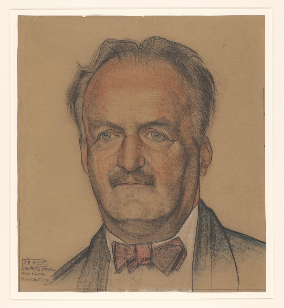 Richard Nicolaüs Roland Holst portréja alkotó: Michel de Klerk