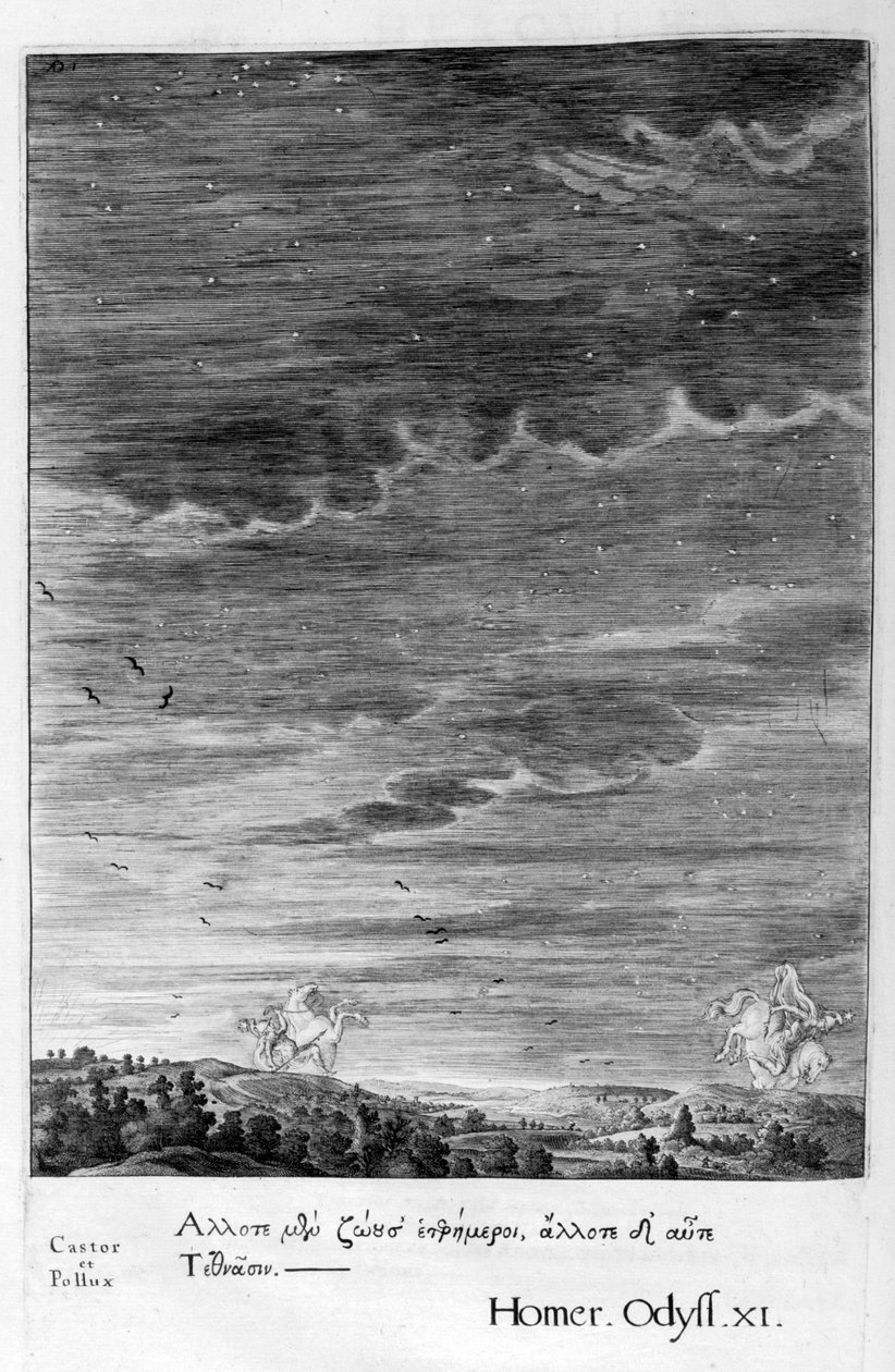 Castor és Pollux, 1655 alkotó: Michel de Marolles