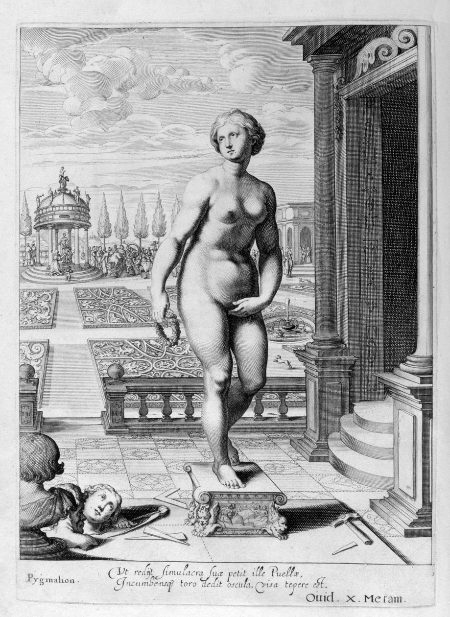 Pygmalion beleszeretett egy általa készített, 1655-ös szoborba alkotó: Michel de Marolles