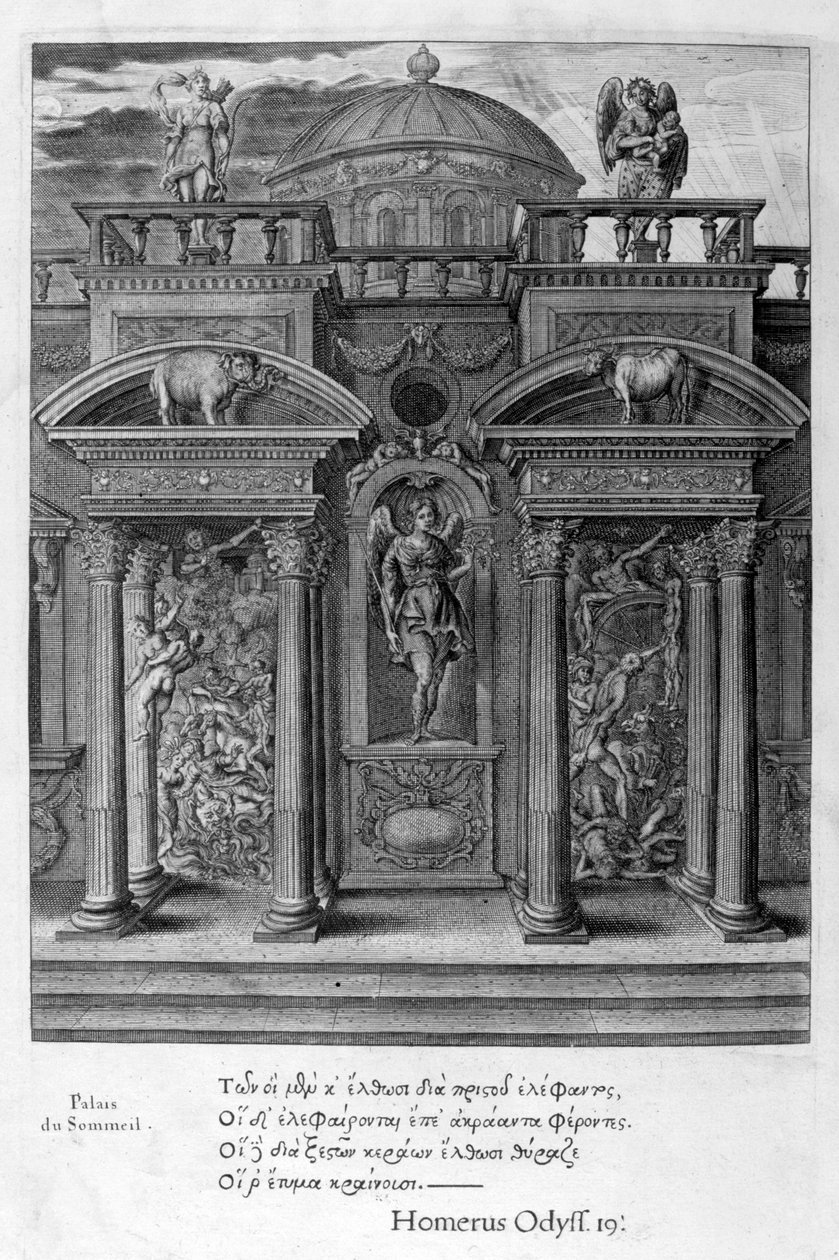 Az alvás háza, 1655 alkotó: Michel de Marolles