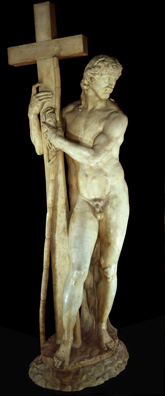 Krisztus, a Megváltó, 1521 (márvány) alkotó: Michelangelo Buonarroti