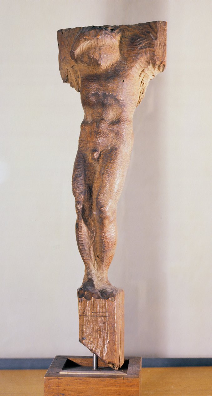Keresztre feszítés (terrakotta) alkotó: Michelangelo Buonarroti