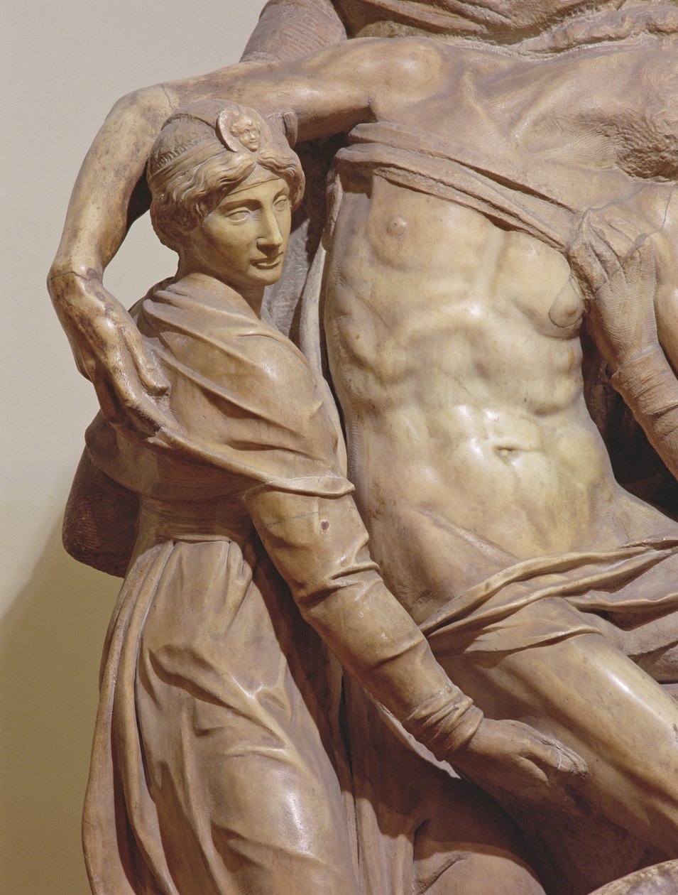 A firenzei Pieta részlete, 1550 körüli márvány alkotó: Michelangelo Buonarroti