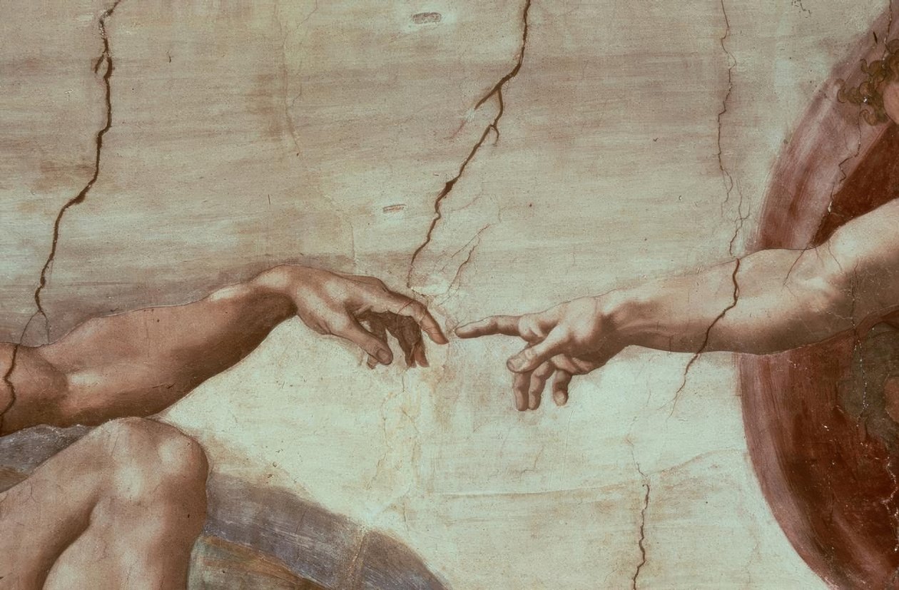 Ádám teremtése alkotó: Michelangelo Buonarroti