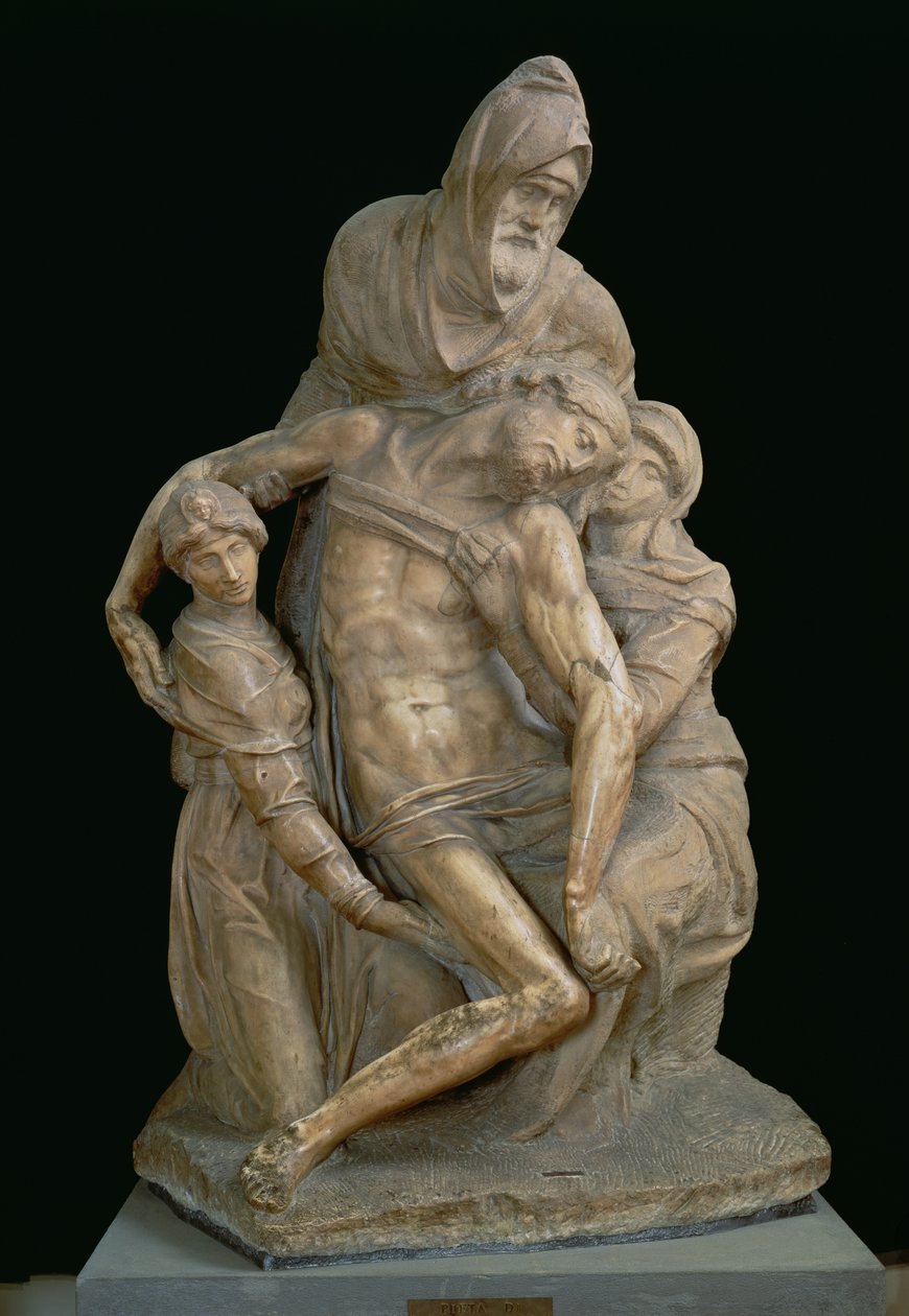 Pieta, 1553 (márvány) alkotó: Michelangelo Buonarroti