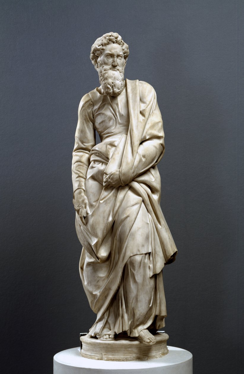 Szent Pál, a Piccolomini-oltárról, 1501-4 (márvány) (lásd: 134171 és 134172) alkotó: Michelangelo Buonarroti