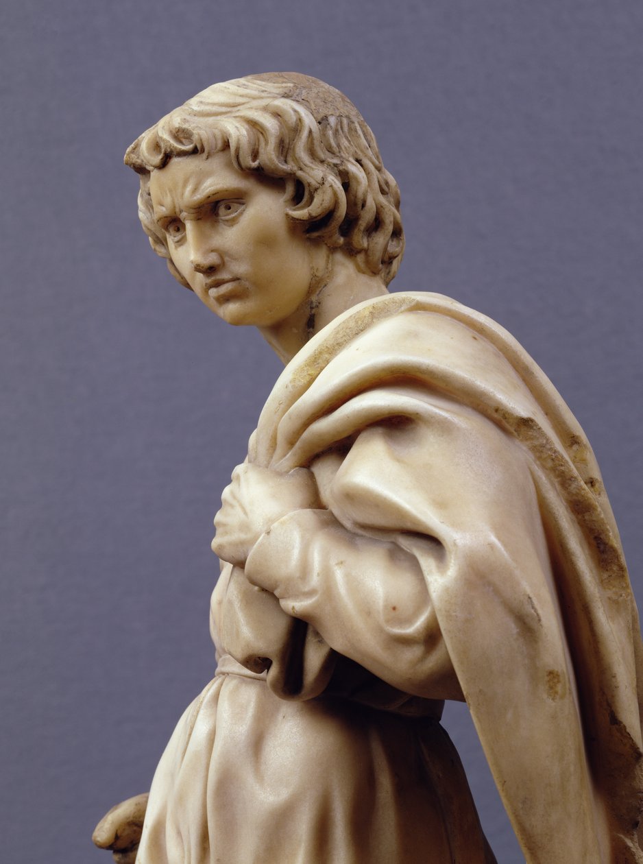 Saint Proculus, az Arca di San Domenicoból, 1495 (márvány) (részlet) (lásd: 134174) alkotó: Michelangelo Buonarroti