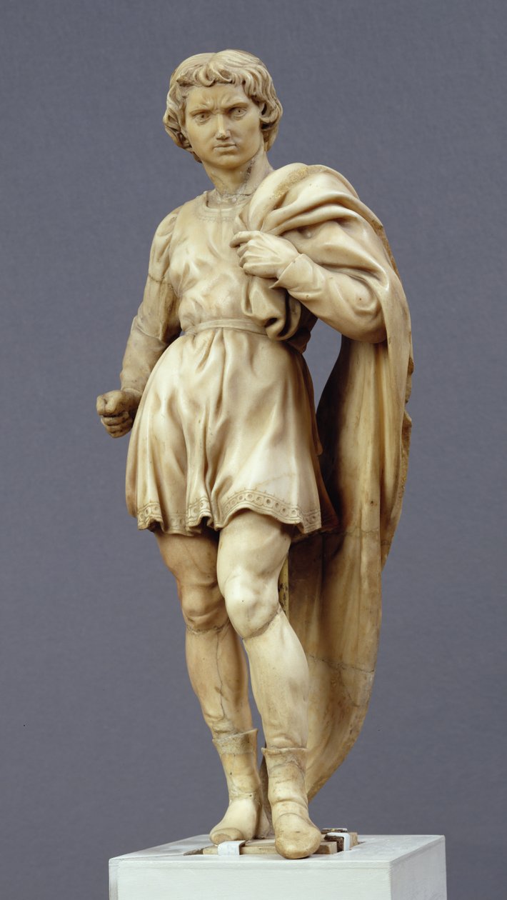 Saint Proculus, az Arca di San Domenicoból, 1495 (márvány) alkotó: Michelangelo Buonarroti