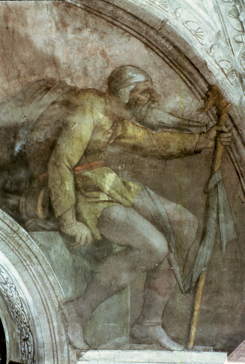 A Sixtus-kápolna mennyezete: Isten egyik őse alkotó: Michelangelo Buonarroti