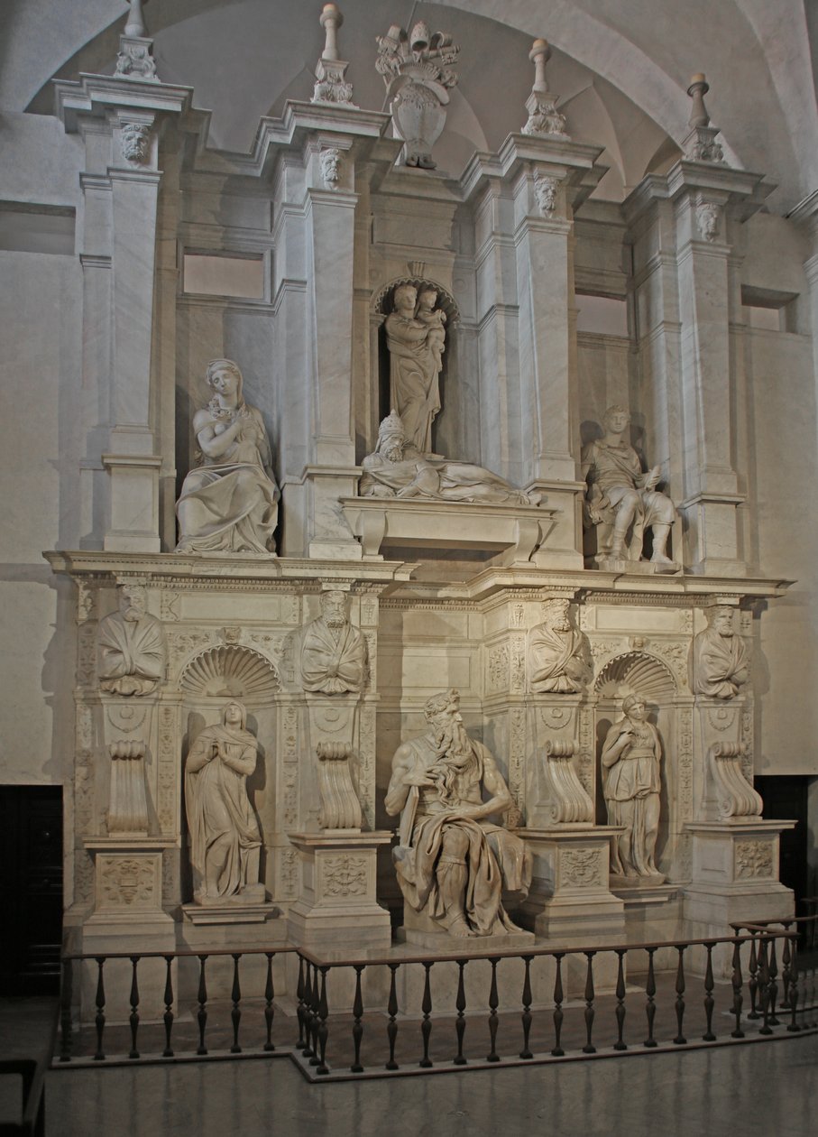 II. Julius sírja, 1515 (márvány) alkotó: Michelangelo Buonarroti
