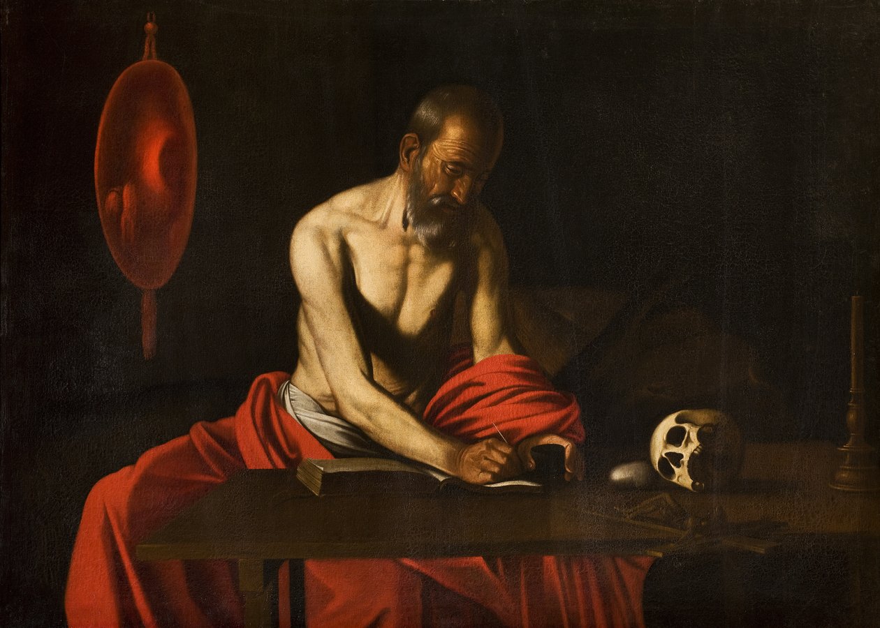 Szent Jeromos, 1607 alkotó: Michelangelo Merisi Caravaggio