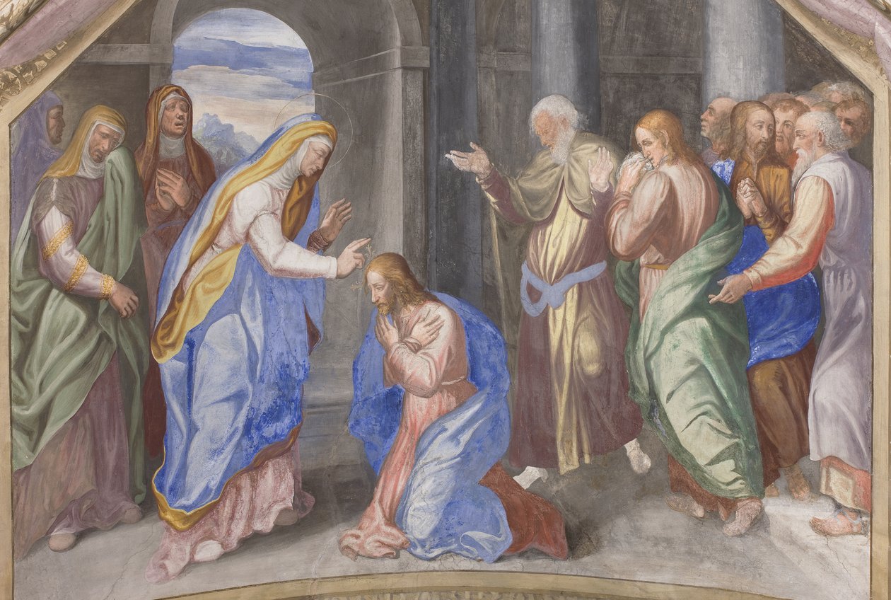 Jelenetek Szűz Mária életéből, 3498750 részlet alkotó: Michelangelo Carminati
