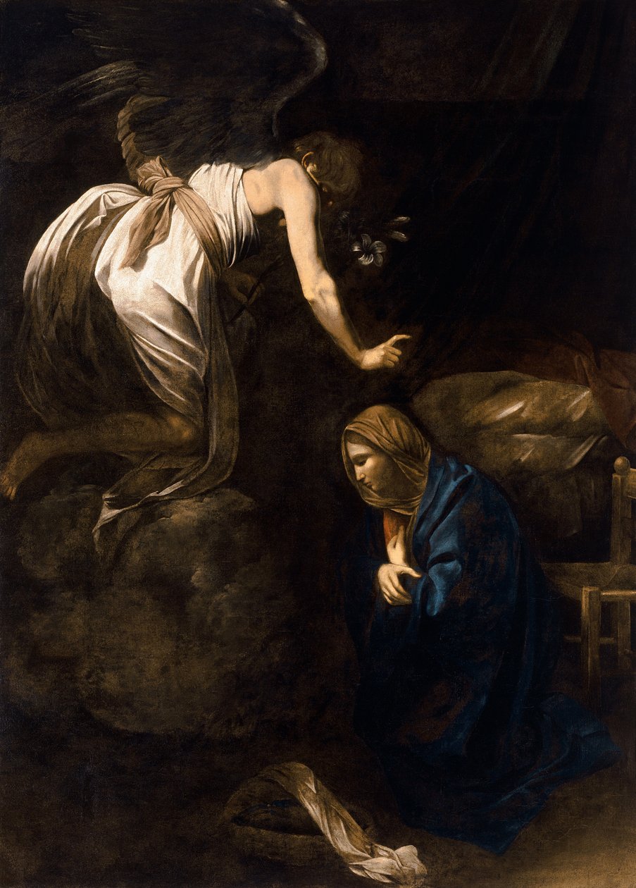 Angyali Üdvözlet alkotó: Michelangelo Merisi Caravaggio