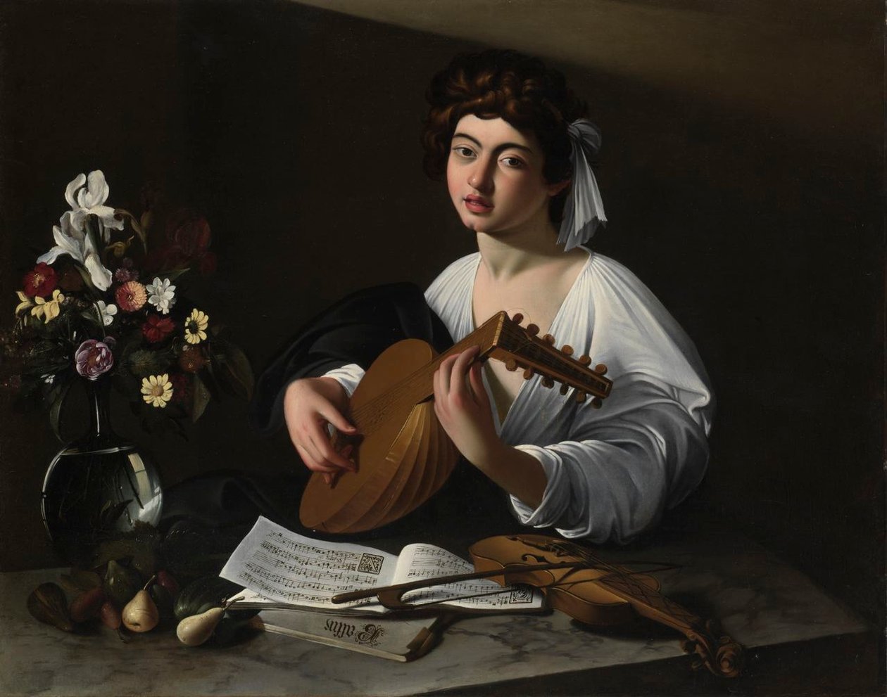 Apolló, lantjátékos alkotó: Michelangelo Merisi Caravaggio