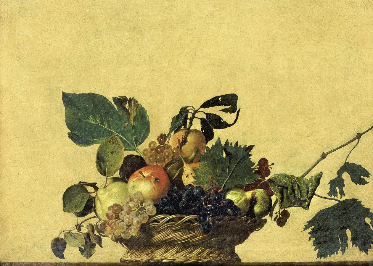 Gyümölcskosár alkotó: Michelangelo Merisi Caravaggio