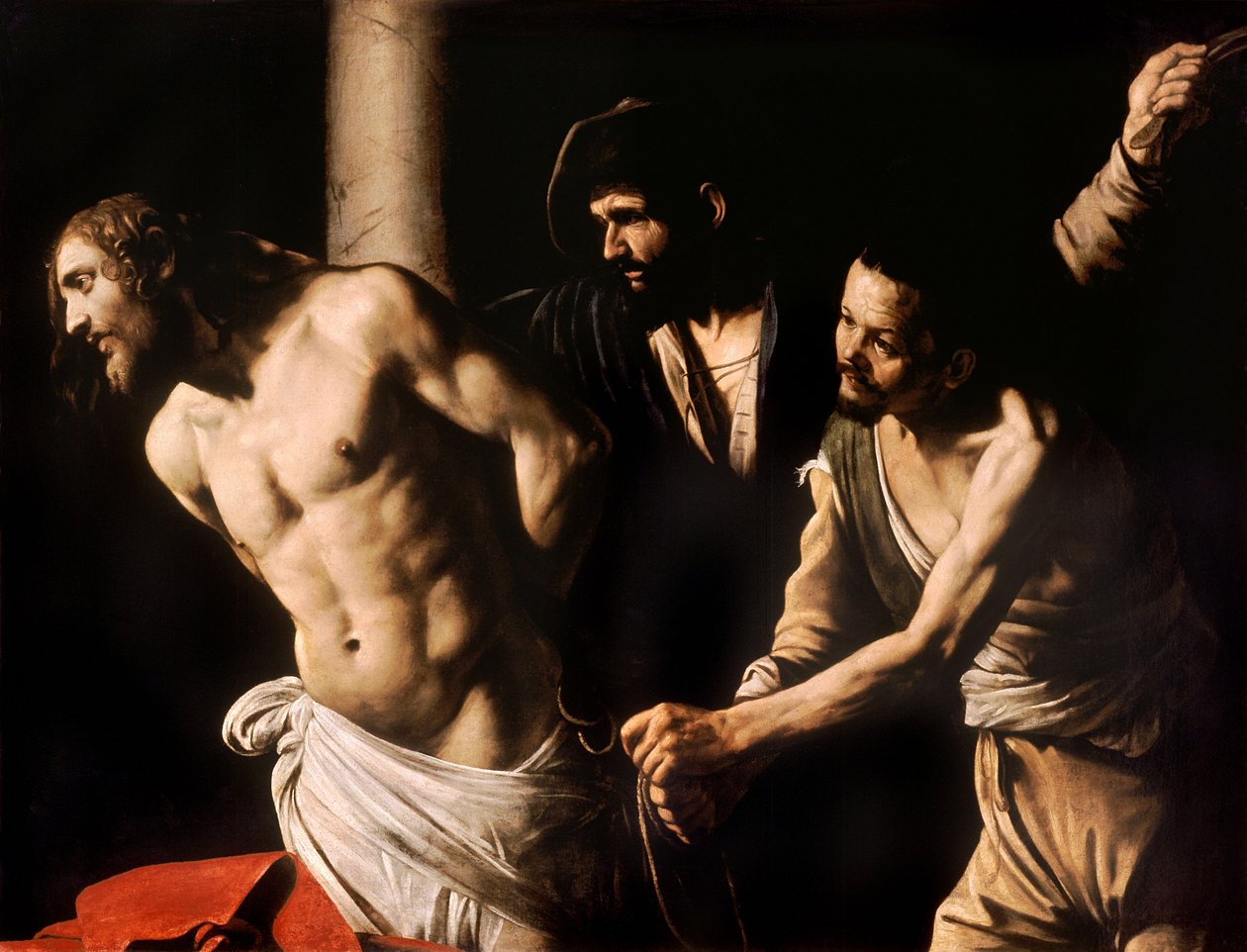 Krisztus az oszlopnál alkotó: Michelangelo Merisi Caravaggio