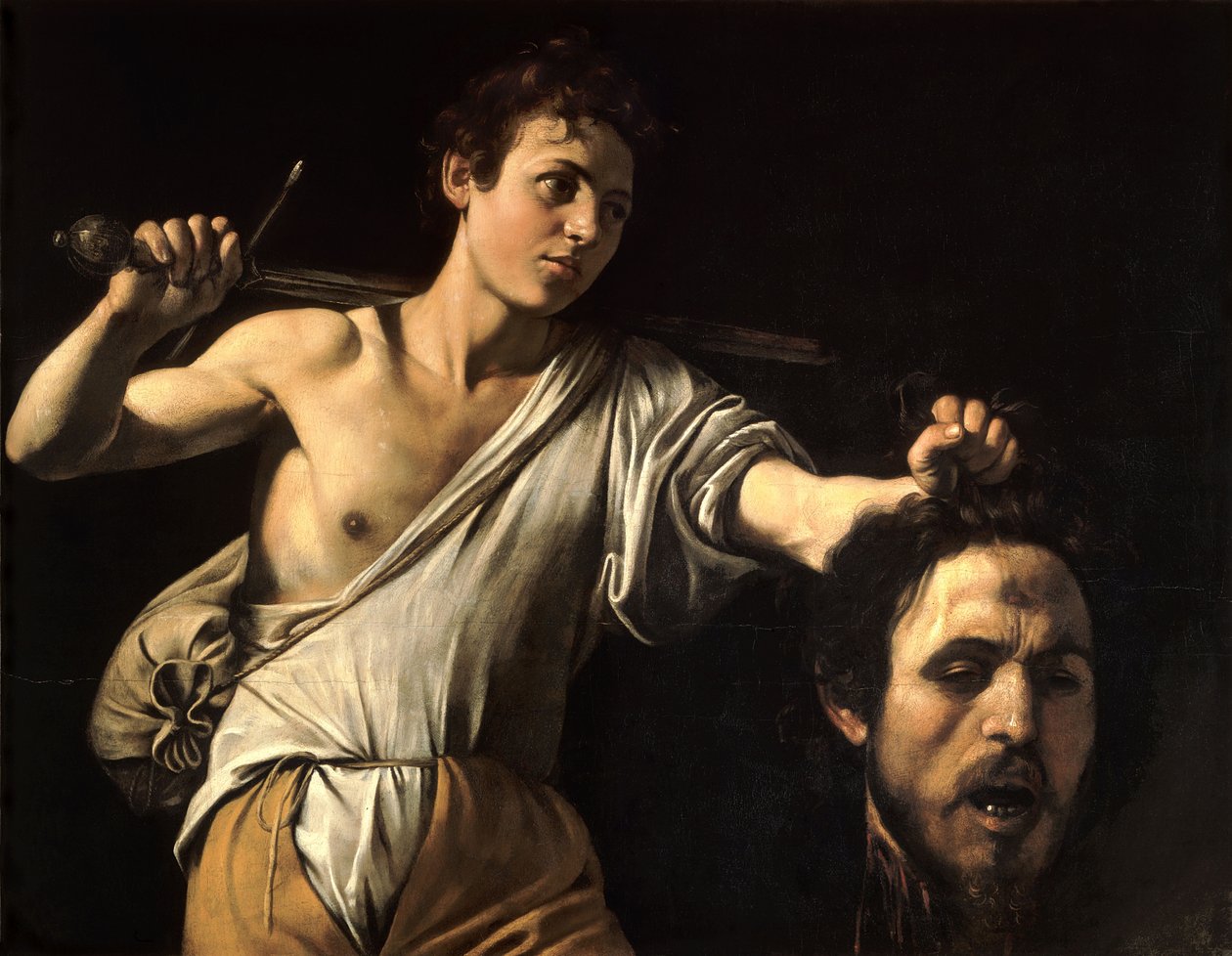 Dávid Góliát fejével alkotó: Michelangelo Merisi Caravaggio