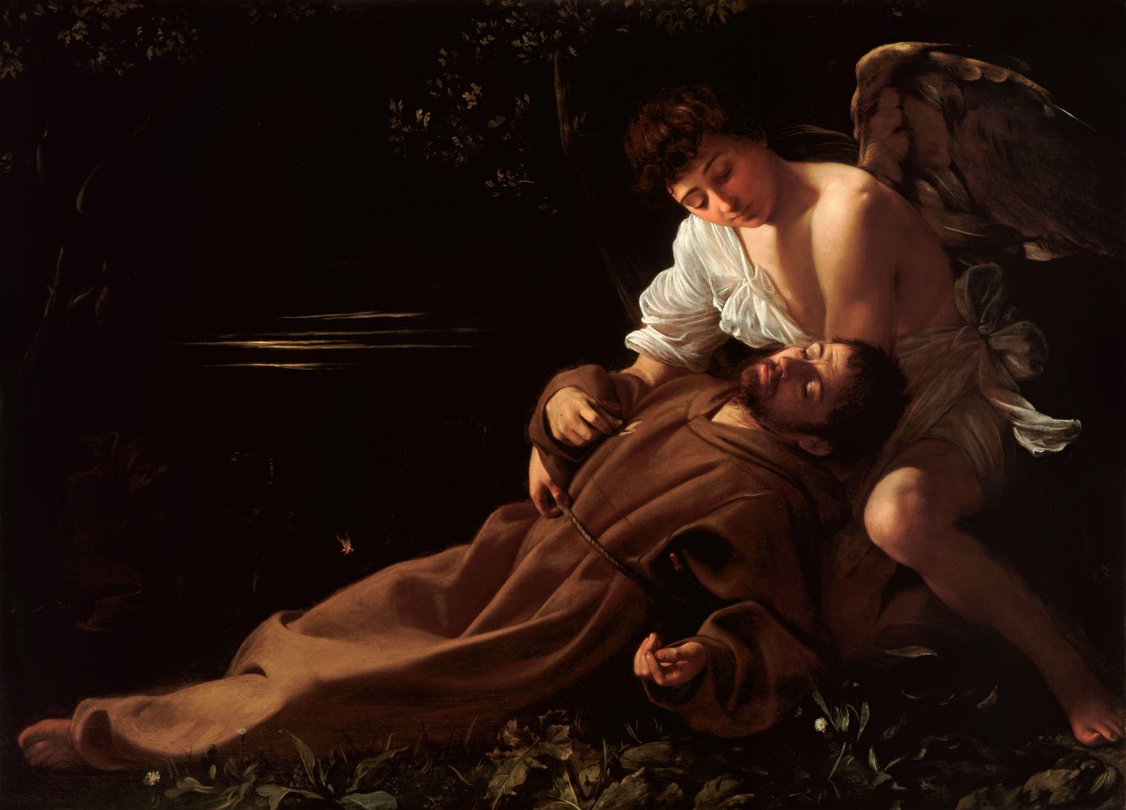Assisi Ferenc az eksztázisban alkotó: Michelangelo Merisi Caravaggio