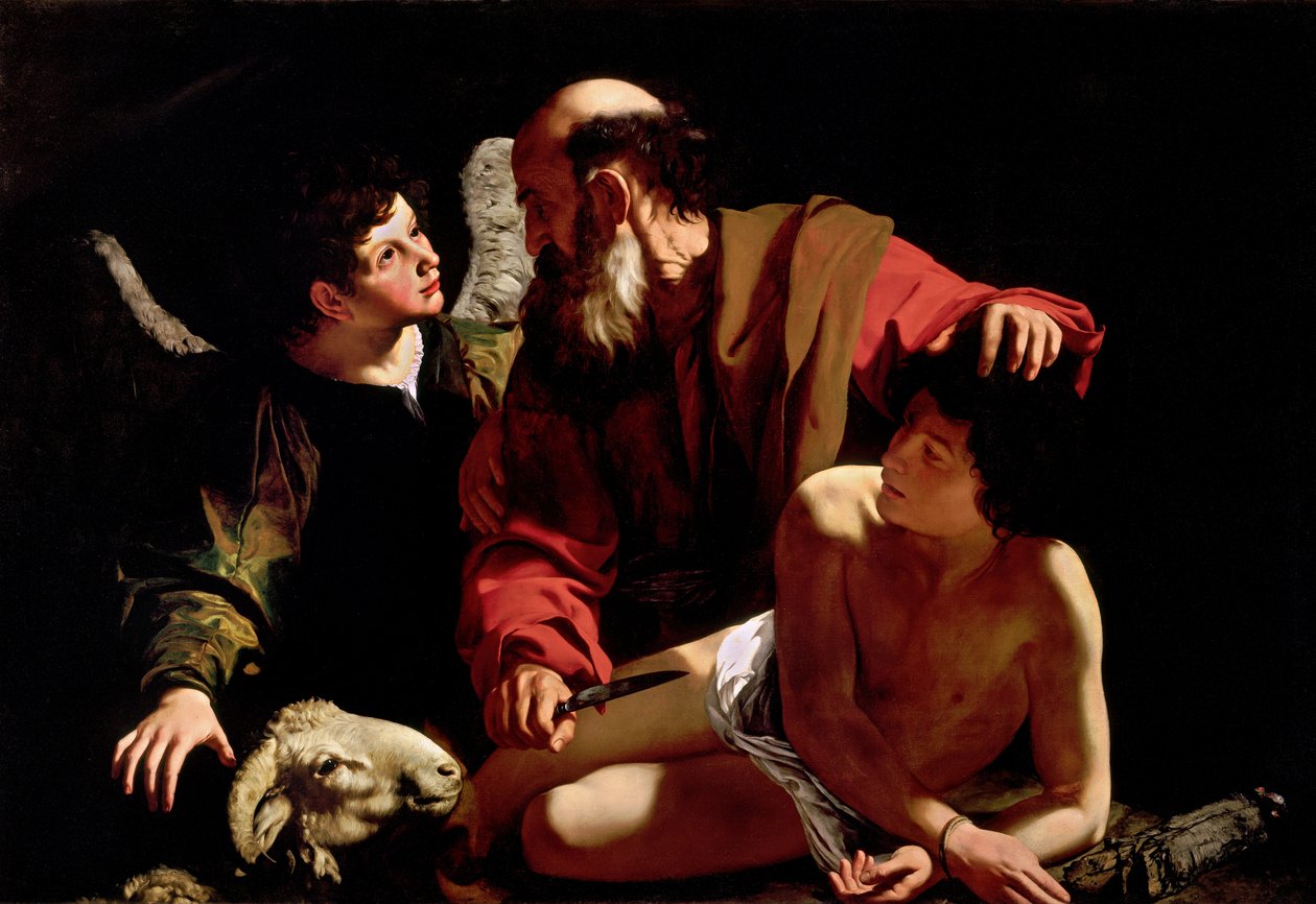 Izsák áldozata alkotó: Michelangelo Merisi Caravaggio