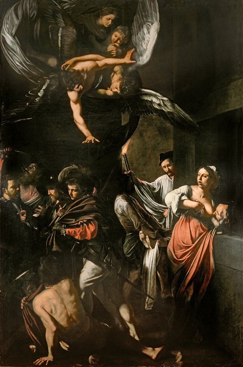 Az irgalmasság hét műve, 1607 alkotó: Michelangelo Merisi Caravaggio