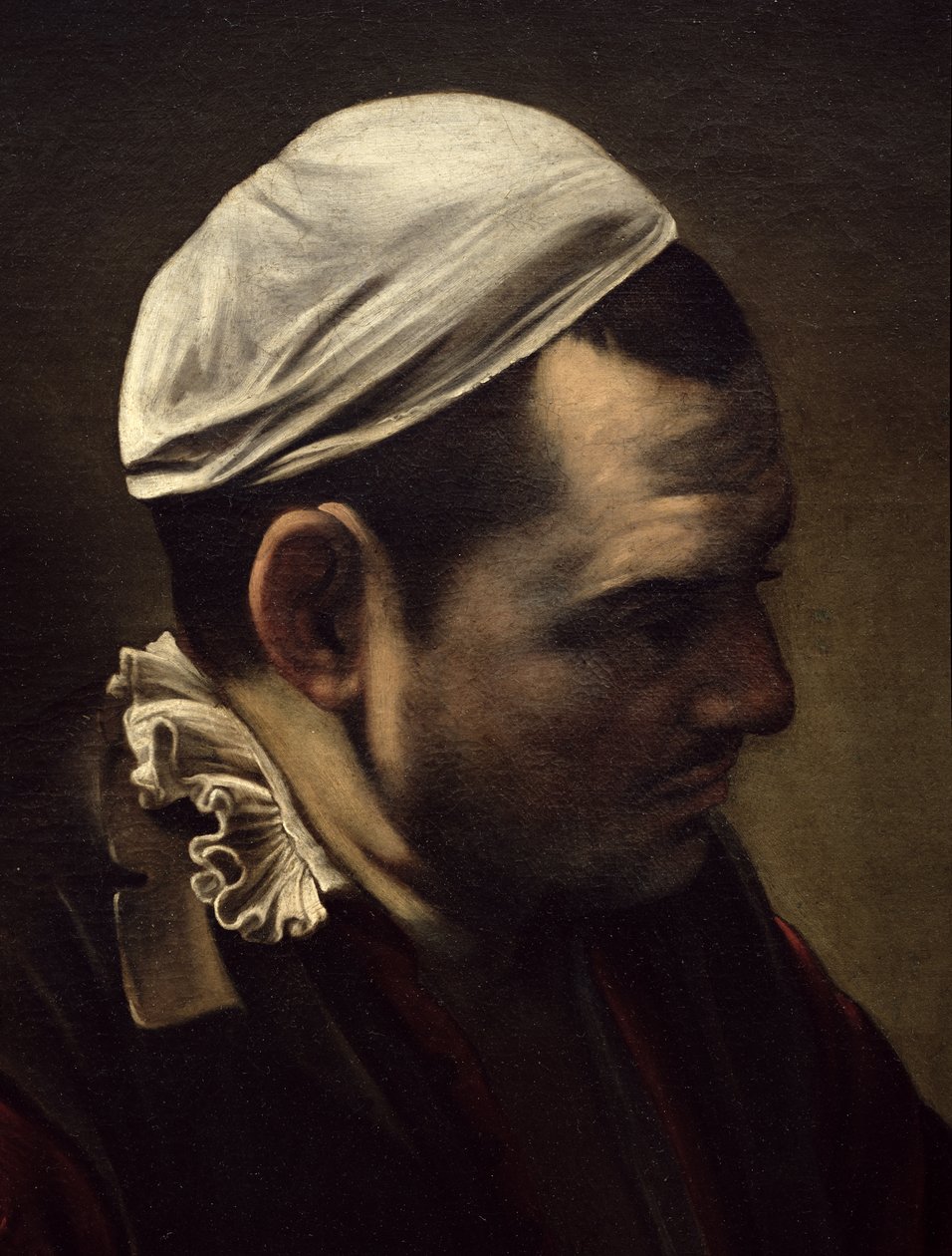 Vacsora Emmausban, 1601 (olaj és tempera, vászon) (928. részlet) alkotó: Michelangelo Merisi Caravaggio