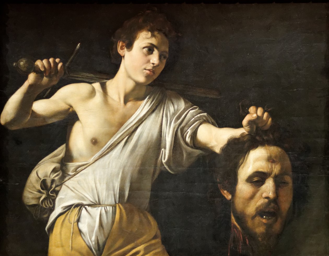 Dávid Góliát fejével alkotó: Michelangelo Merisi Caravaggio