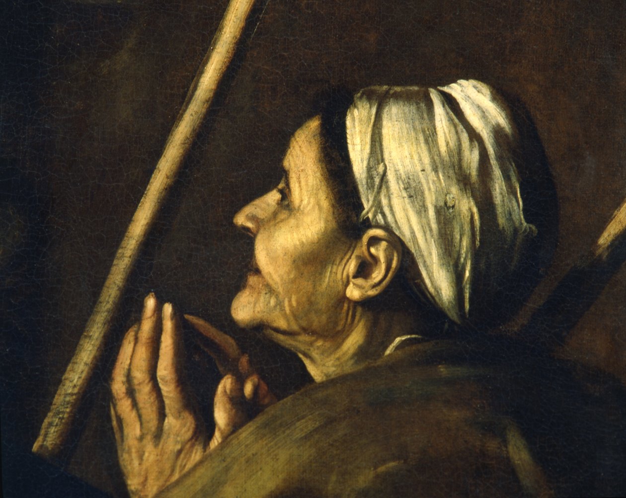 Részlet a Loretói Madonnából, 1606 körül alkotó: Michelangelo Merisi Caravaggio